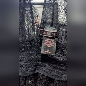 Victoria's Secret sexy black color lace teddy | Size M